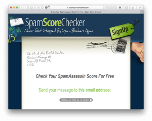 Spamscore Checker