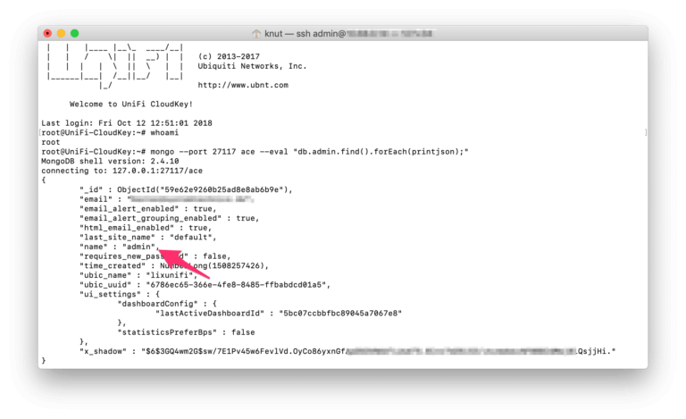 Merker: Unifi CloudKey Login zurücksetzen – SystemTechnics